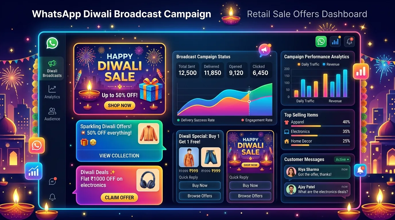 Option CRM Retail & Festive WhatsApp Broadcast Campaigns